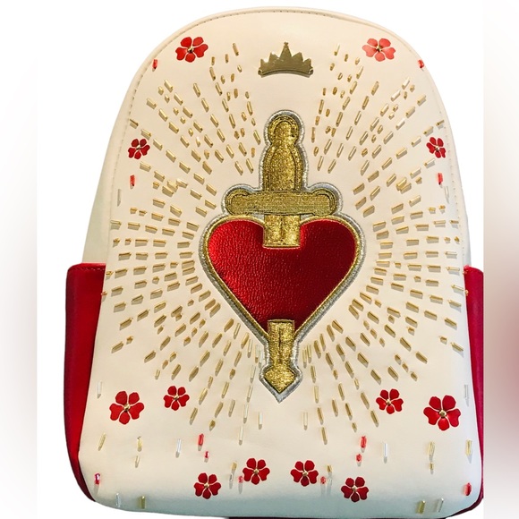 *NWT* Loungefly Disney Villians Bundle Snowwhite Dagger mini-backpack + Lanyard - Picture 8 of 13